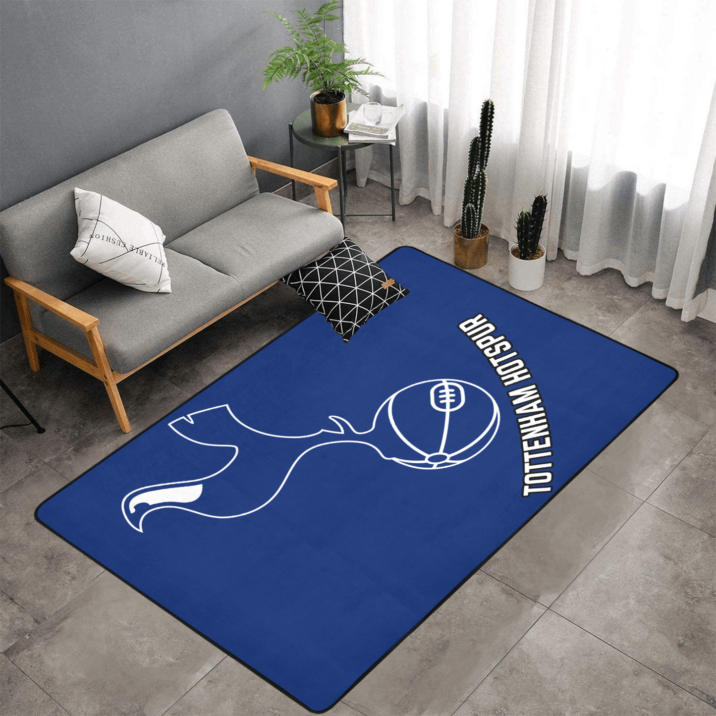 PERSONALISED TOTTENHAM HOTSPUR FC TEAM RUG GIFT FOR HIM