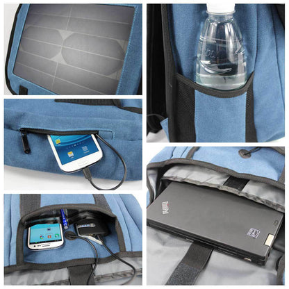 Solar Charging Multifunctional Wear-resistant Large Capacity Outdoor Bag