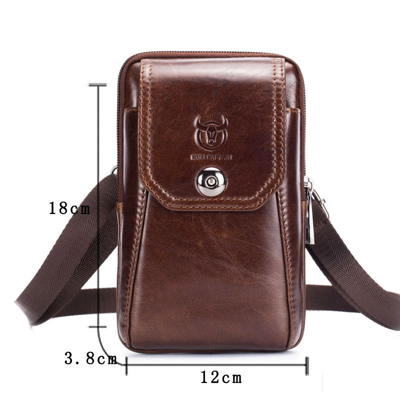 Men's Leather Messenger Bag