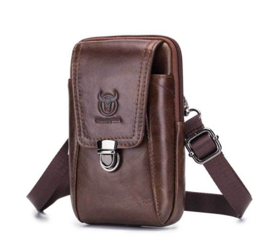 Men's Leather Messenger Bag