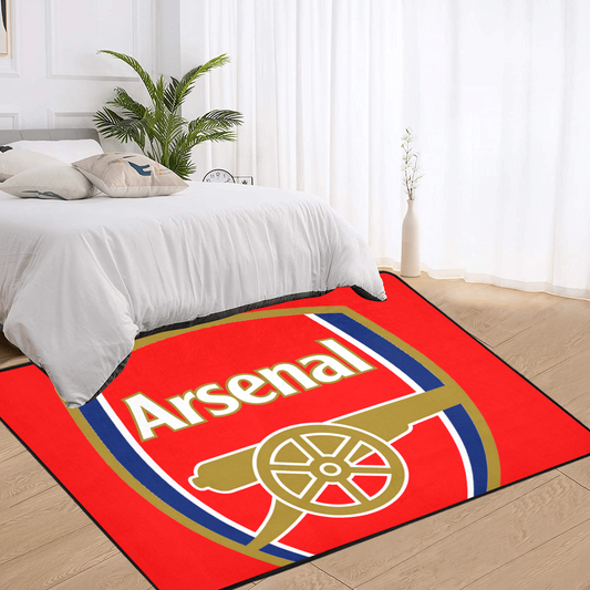 PERSONALISED ARSENAL FC TEAM RUG GIFT FOR HIM 