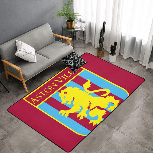 PERSONALISED ASTON VILLA FC TEAM RUG GIFT FOR HIM 