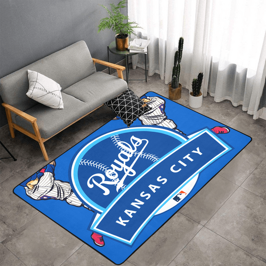 PERSONALISED KANSAS CITY ROYALS TEAM RUG GIFT FOR HIM 
