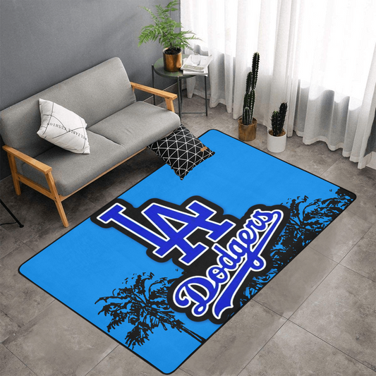 PERSONALISED LA DODGERS MLB TEAM RUG GIFT FOR HIM 