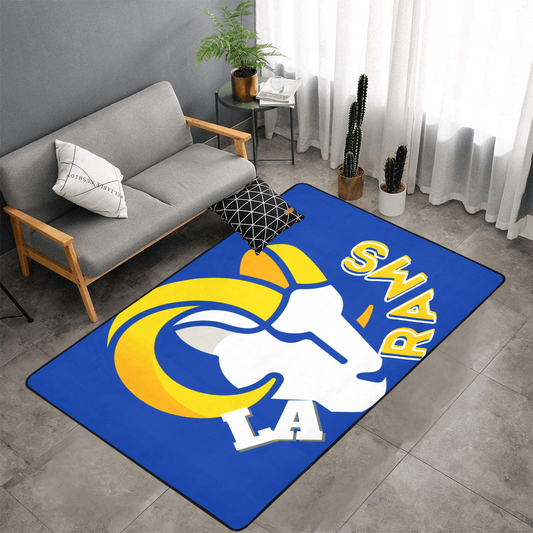 PERSONALISED LA RAMS NFL TEAM RUG GIFT FOR HIM 
