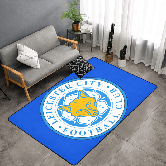 PERSONALISED LEICESTER CITY FC TEAM RUG GIFT FOR HIM 