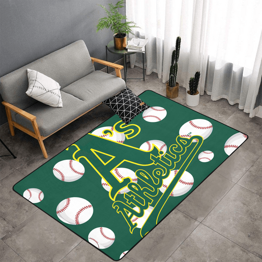 PERSONALISED OAKLAND ATHLETICS MLB TEAM RUG GIFT FOR HIM 