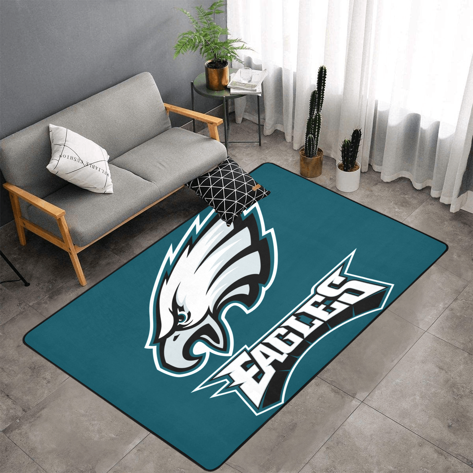  PERSONALISED PHILADELPHIA EAGLES NFL TEAM RUG GIFT FOR HIM 