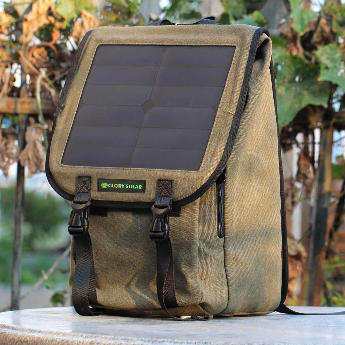 Solar Charging Multifunctional Wear-resistant Large Capacity Outdoor Bag