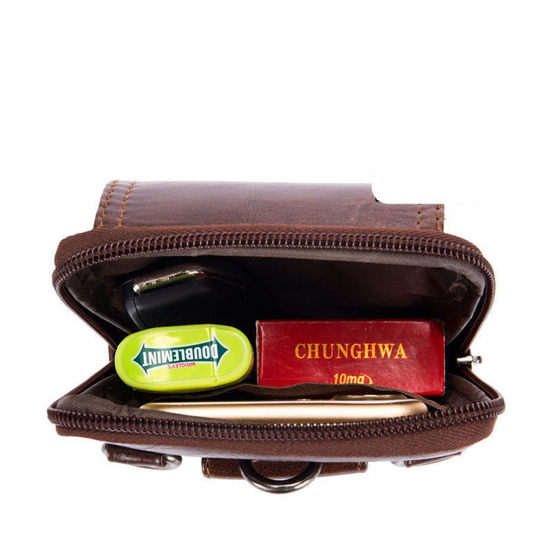 Men's Leather Messenger Bag